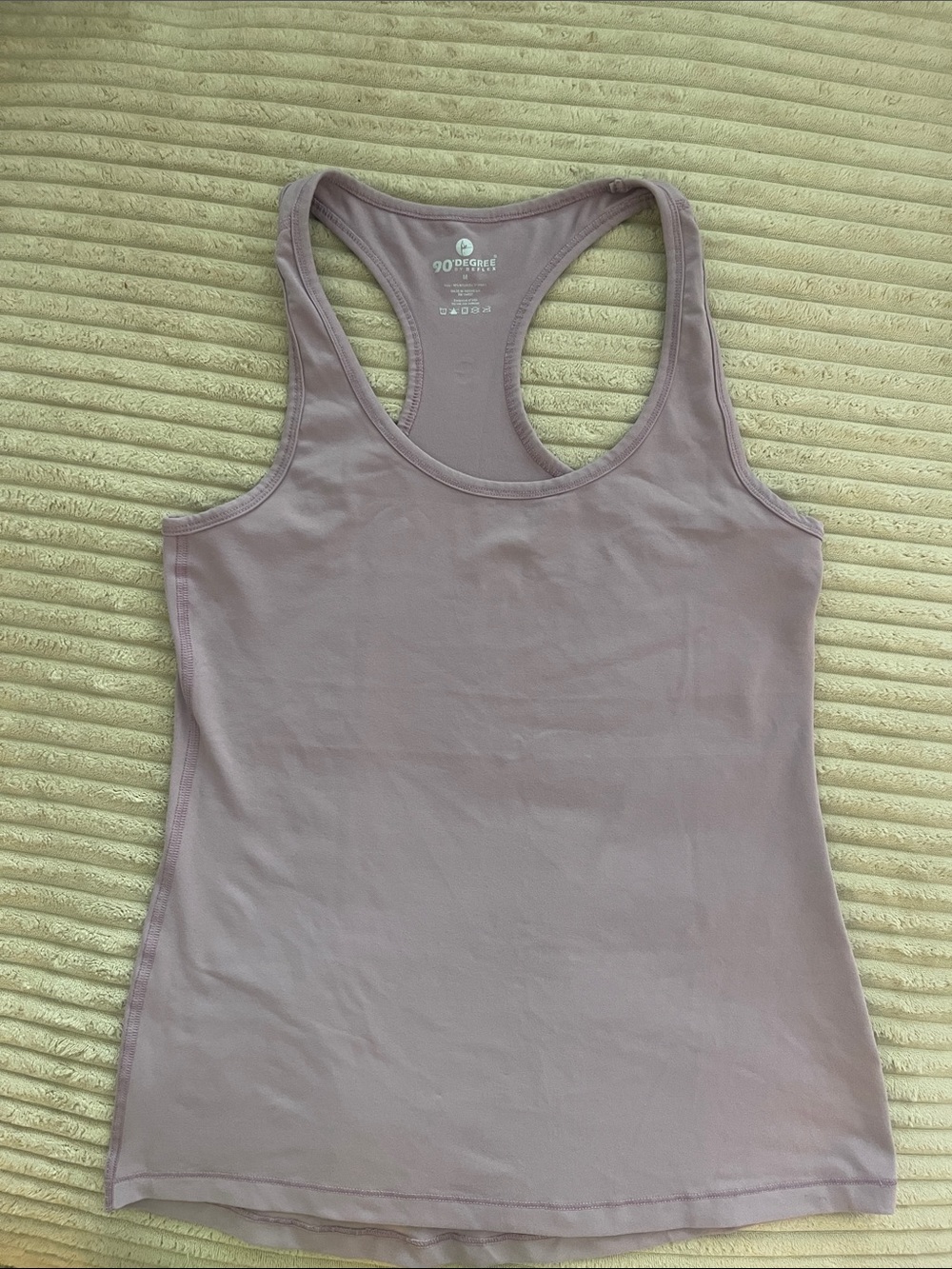 90 Degree By Reflex Dusty Mauve Racerback Tank Top